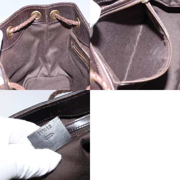 GUCCI GG Canvas Shoulder Bag Beige Gold - Picture 12 of 12